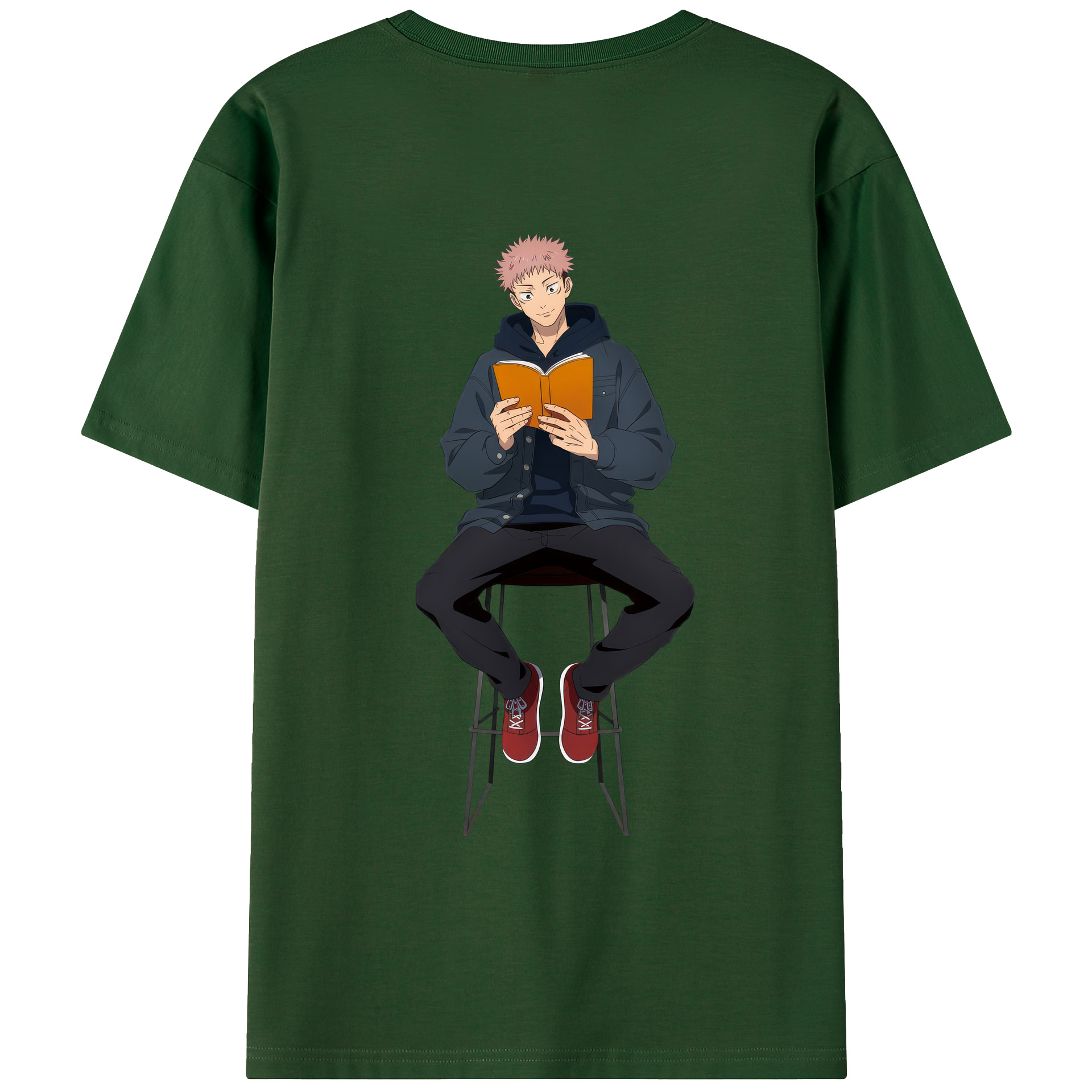 （画像用） 呪術廻戦 Jujutsu Kaisen 綿100％半袖Tシャツ（背面プリント）